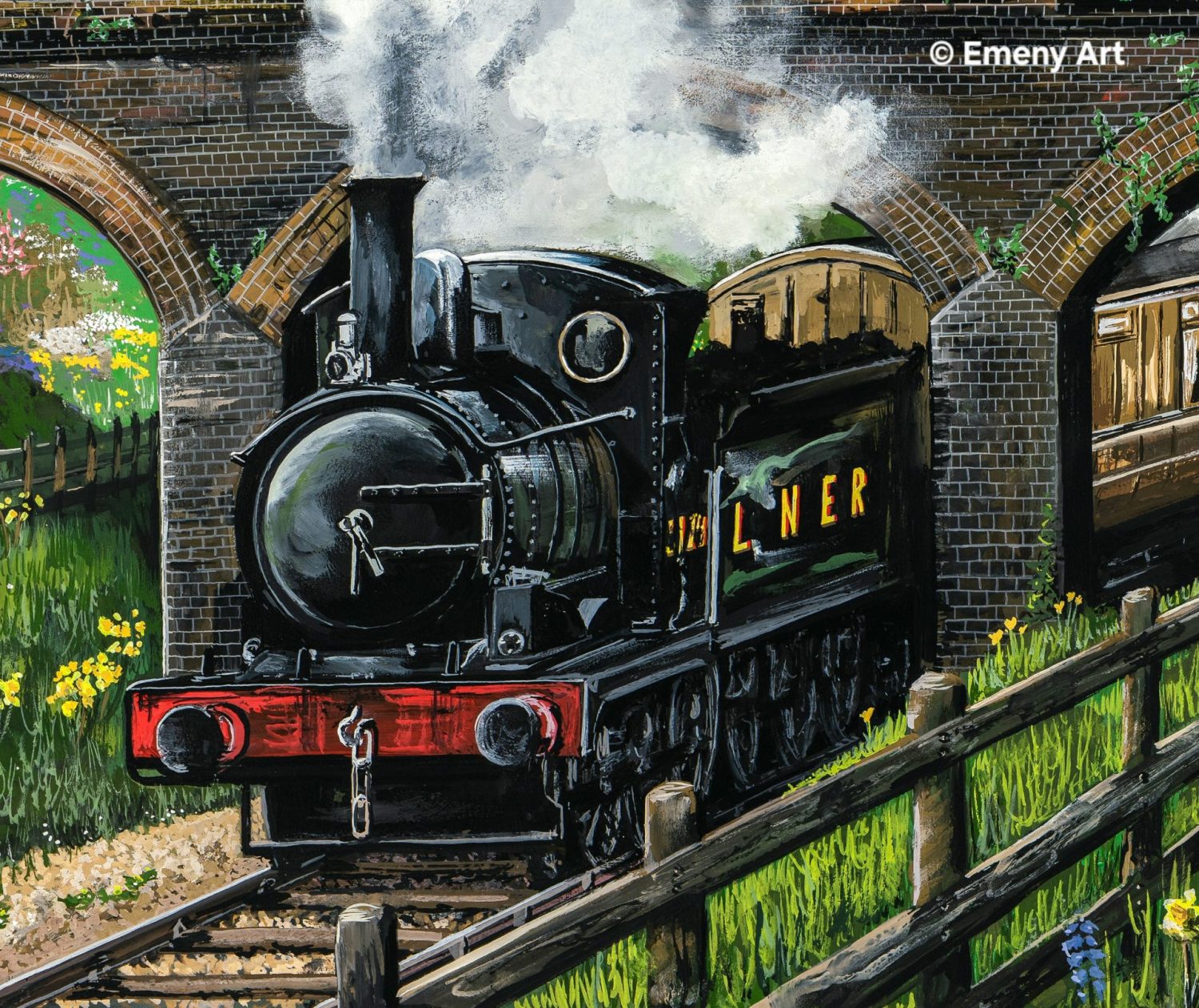 Train Spitfire SPITFIRE SURPRISE - Emeny Art