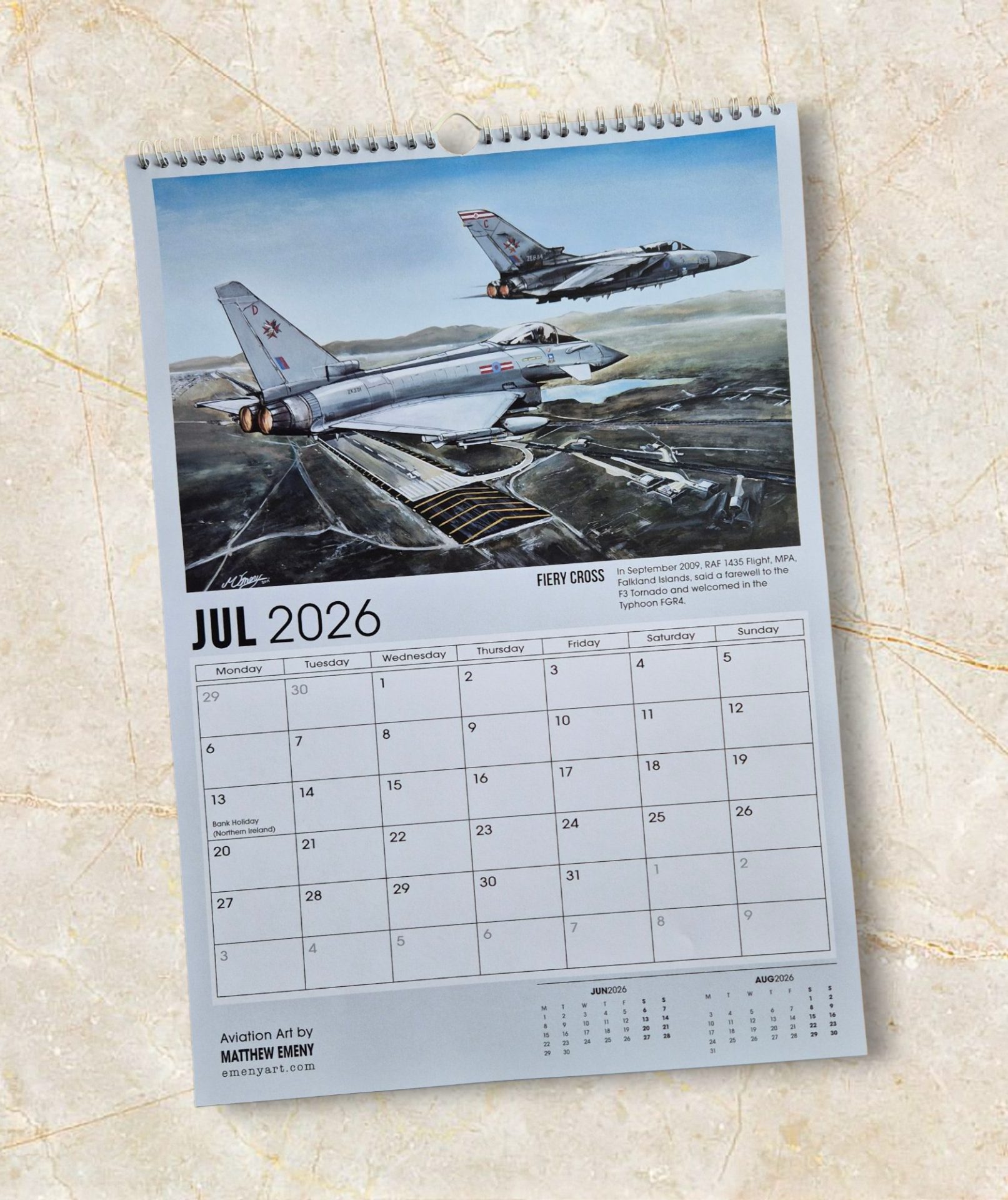 2026 - A3 Wall Hanging Calendar βFREE artist signing (upon request)β - Image 9