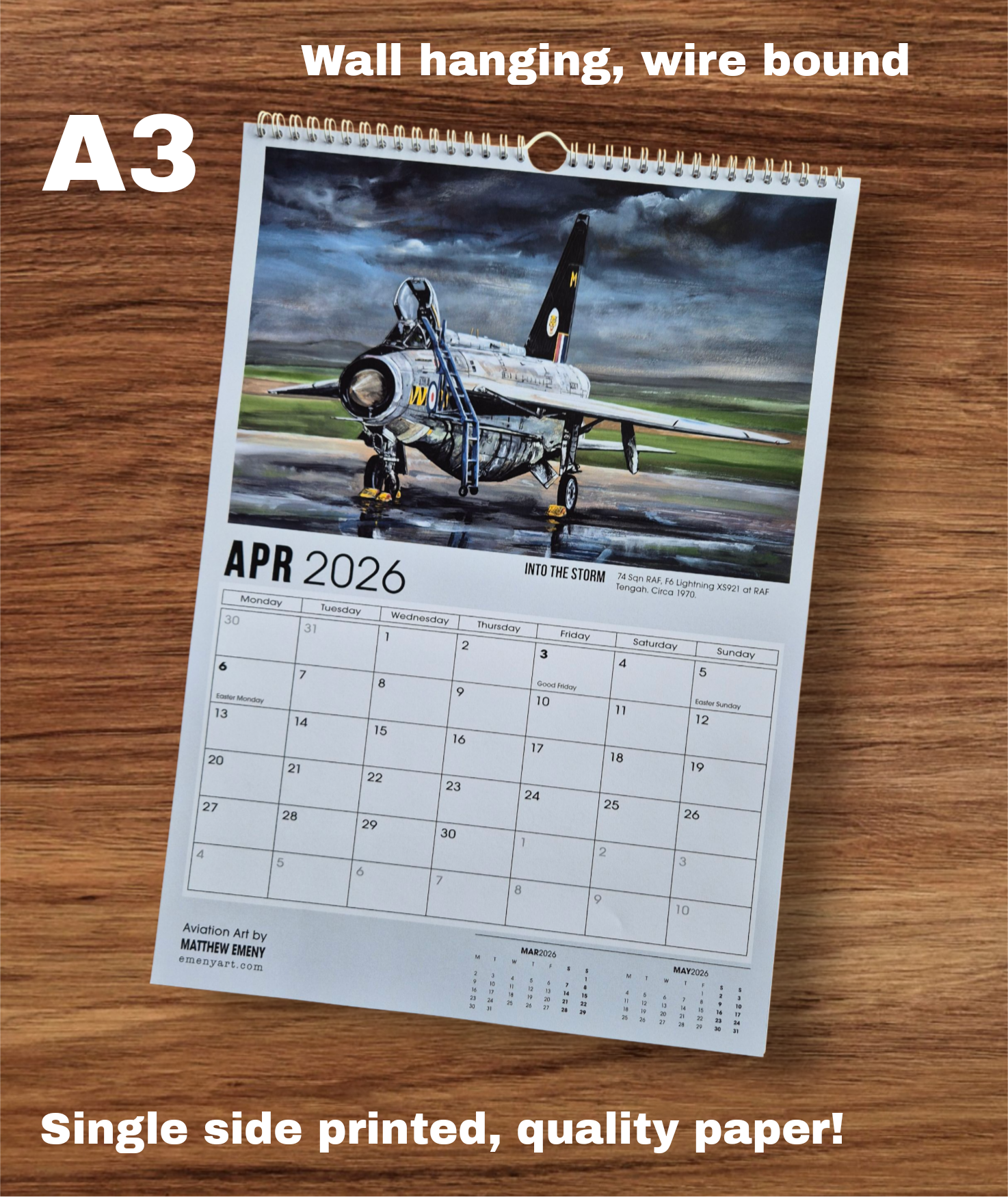 2026 - A3 Wall Hanging Calendar βFREE artist signing (upon request)β - Image 6