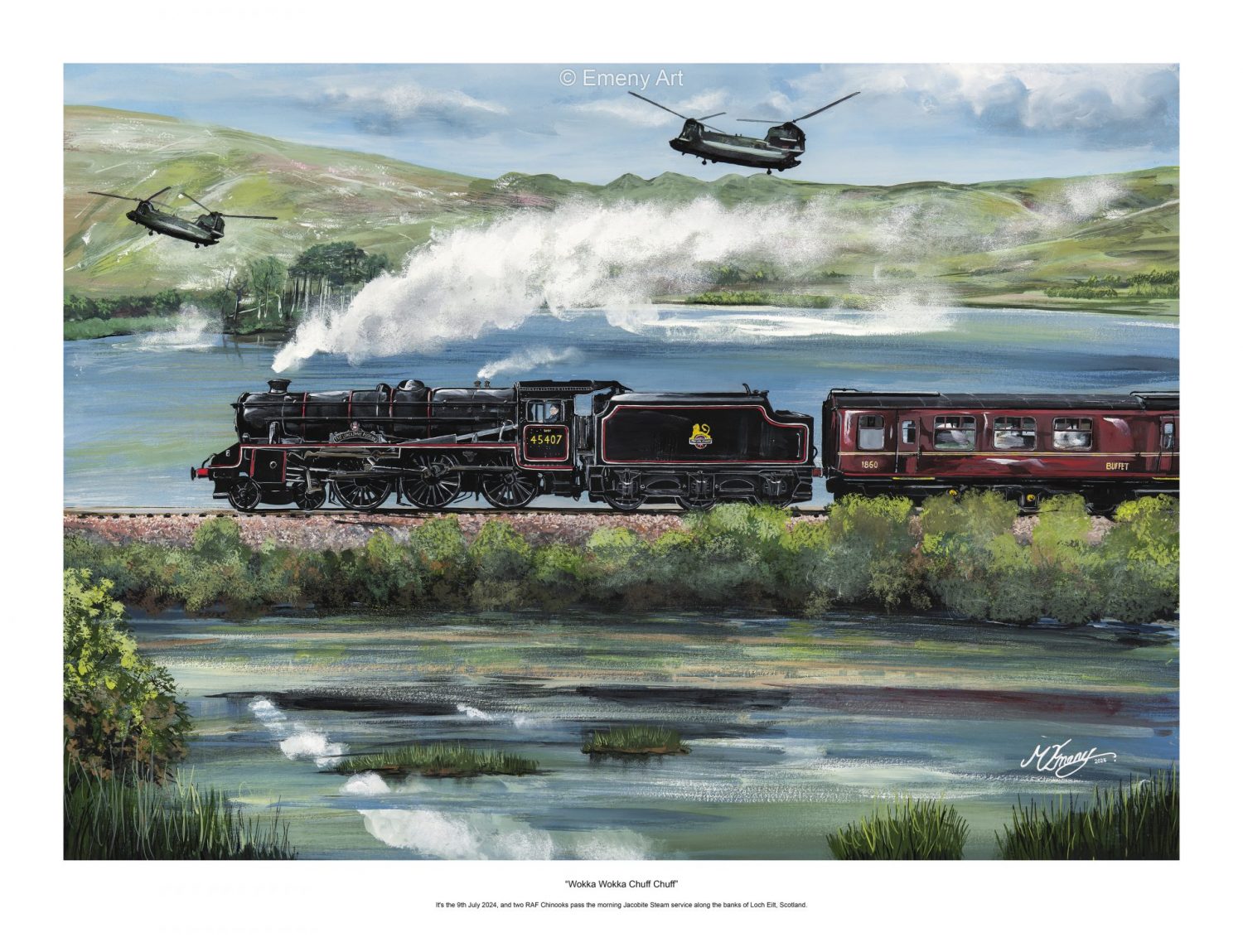 WOKKA WOKKA CHUFF CHUFF - Limited Edition Giclée Print