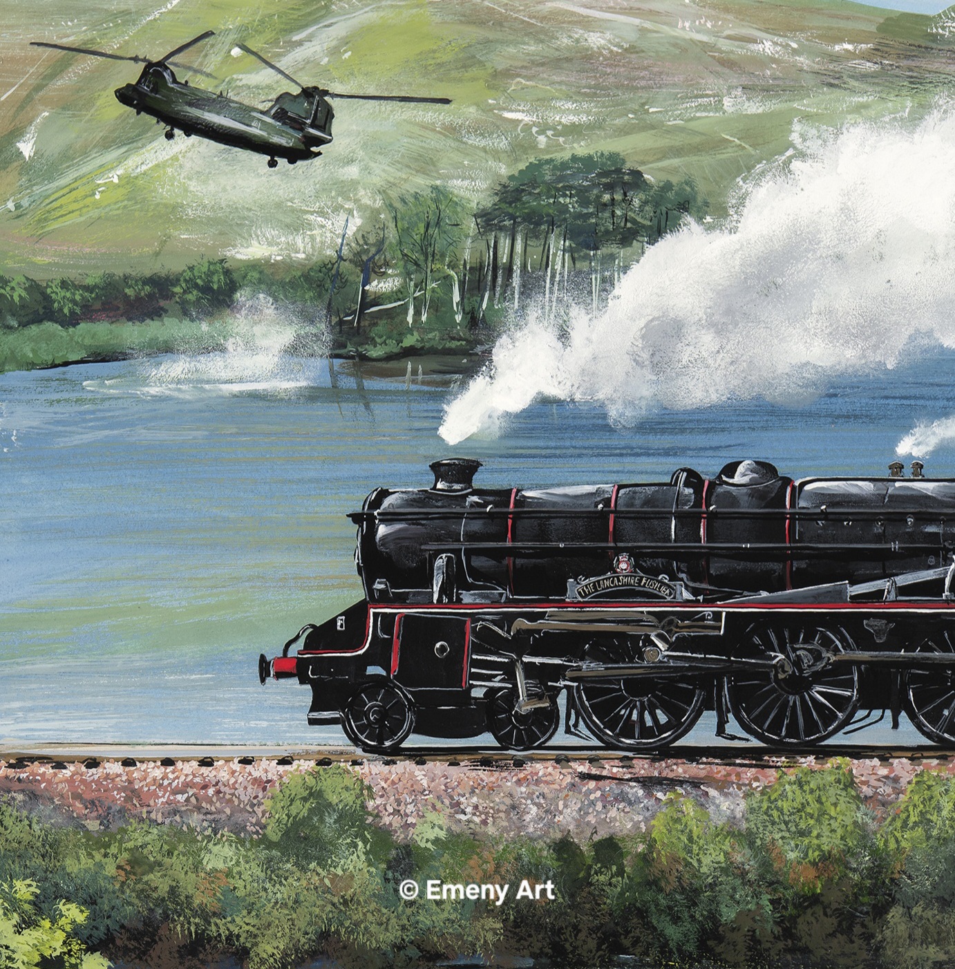 WOKKA WOKKA CHUFF CHUFF - Limited Edition Giclée Print - Image 2