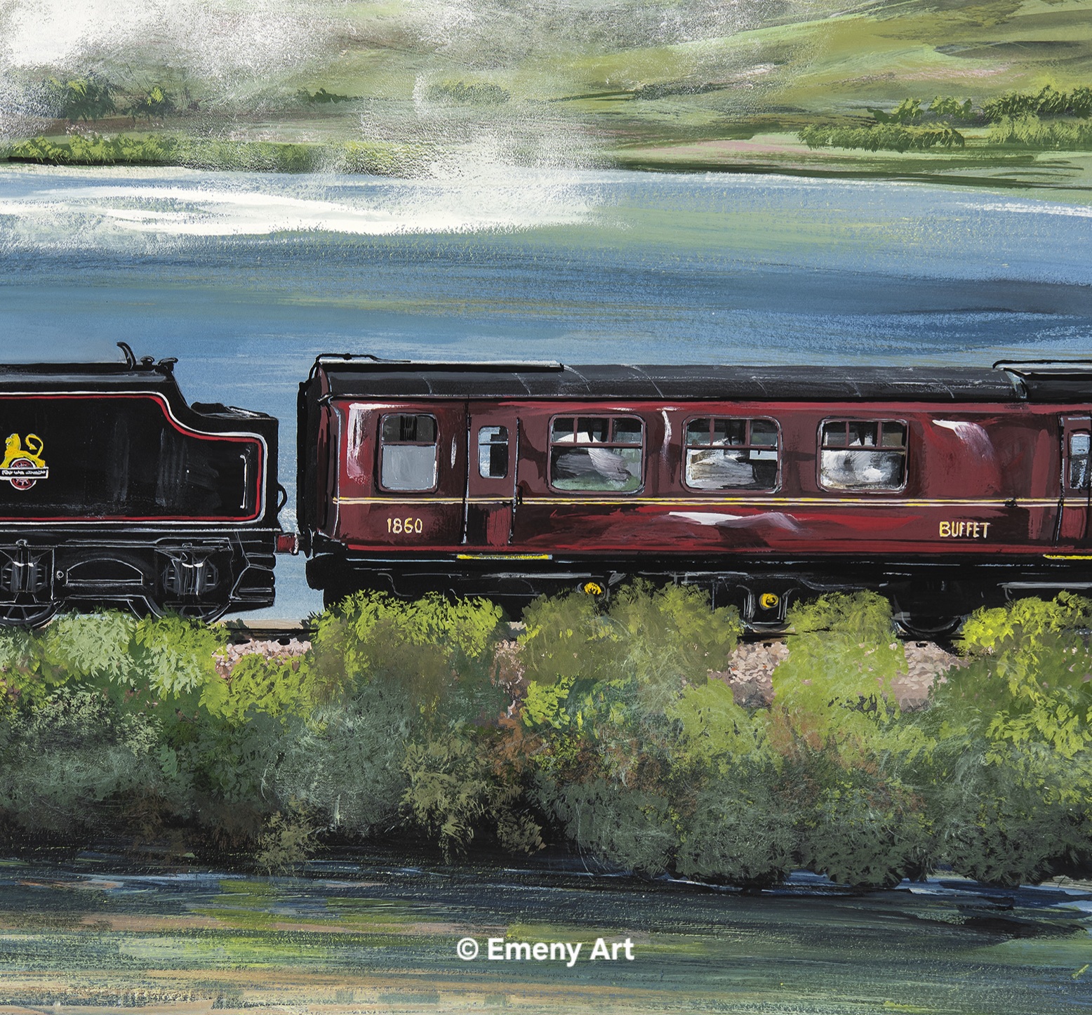 WOKKA WOKKA CHUFF CHUFF - Limited Edition Giclée Print - Image 3