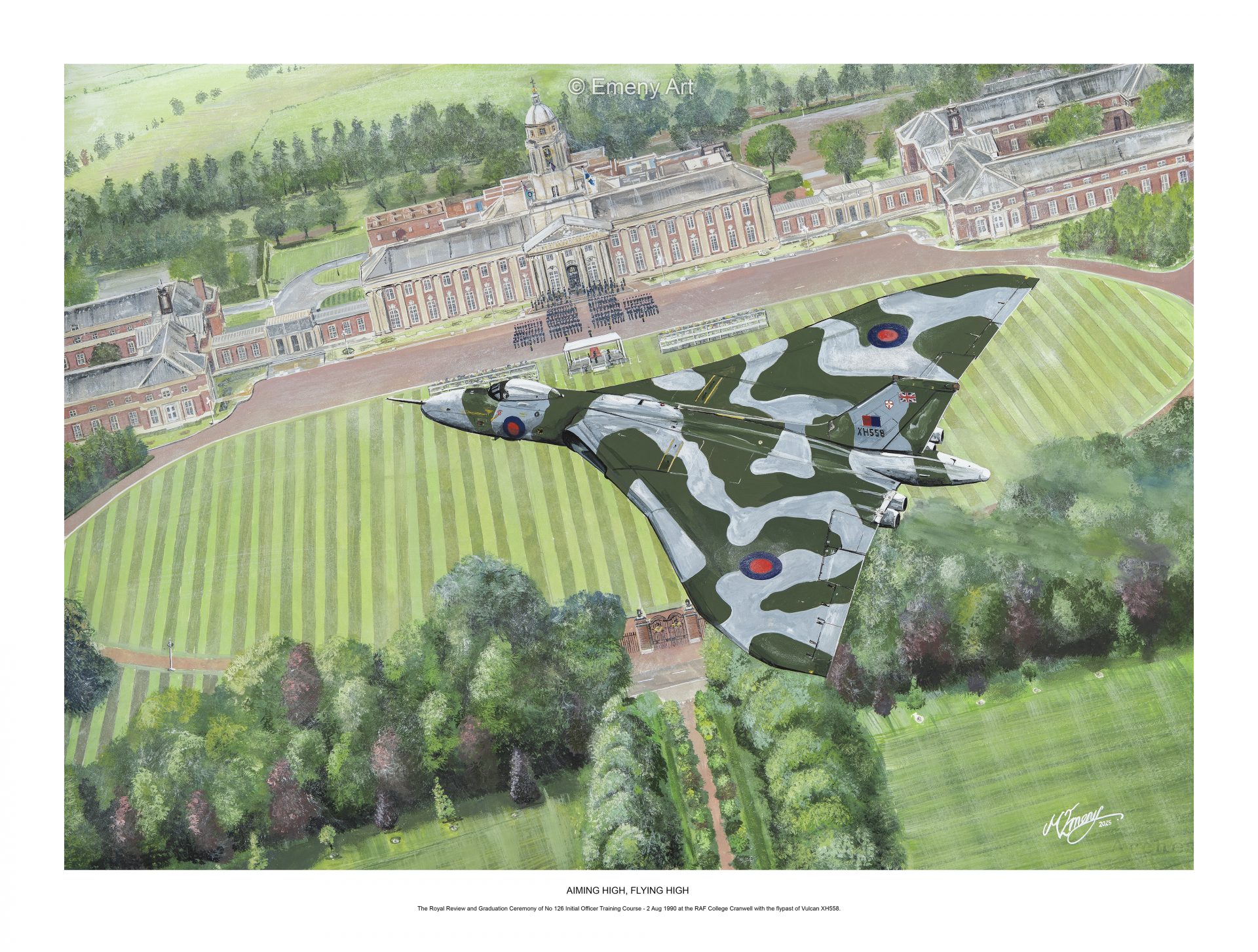 AIMING HIGH, FLYING HIGH - Limited Edition Giclée Print