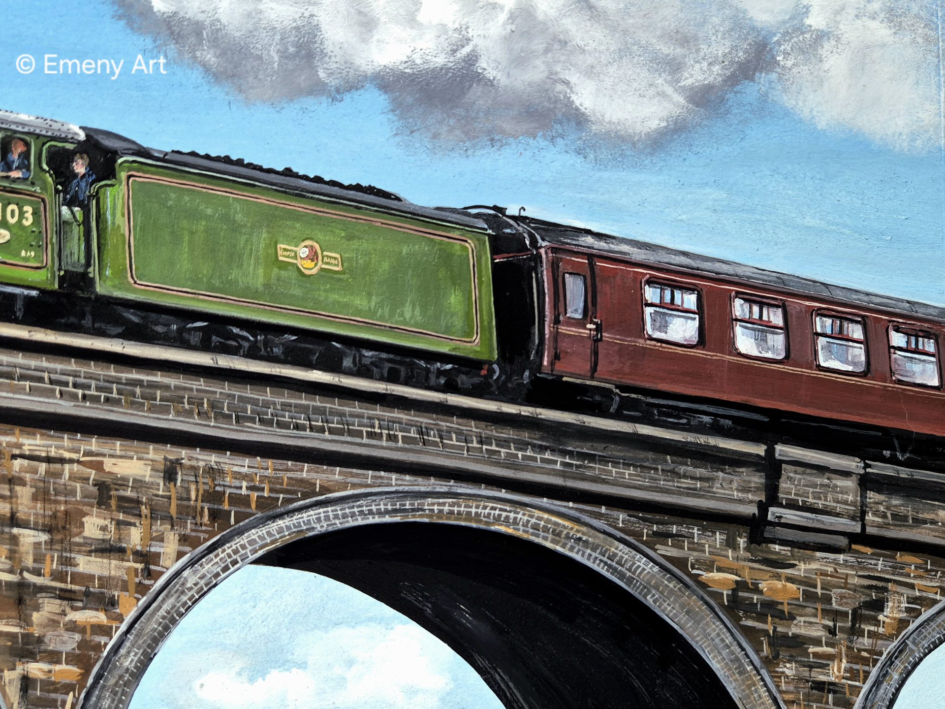 Flying Scotsman current livery for 60103. Collectors limited edition print.