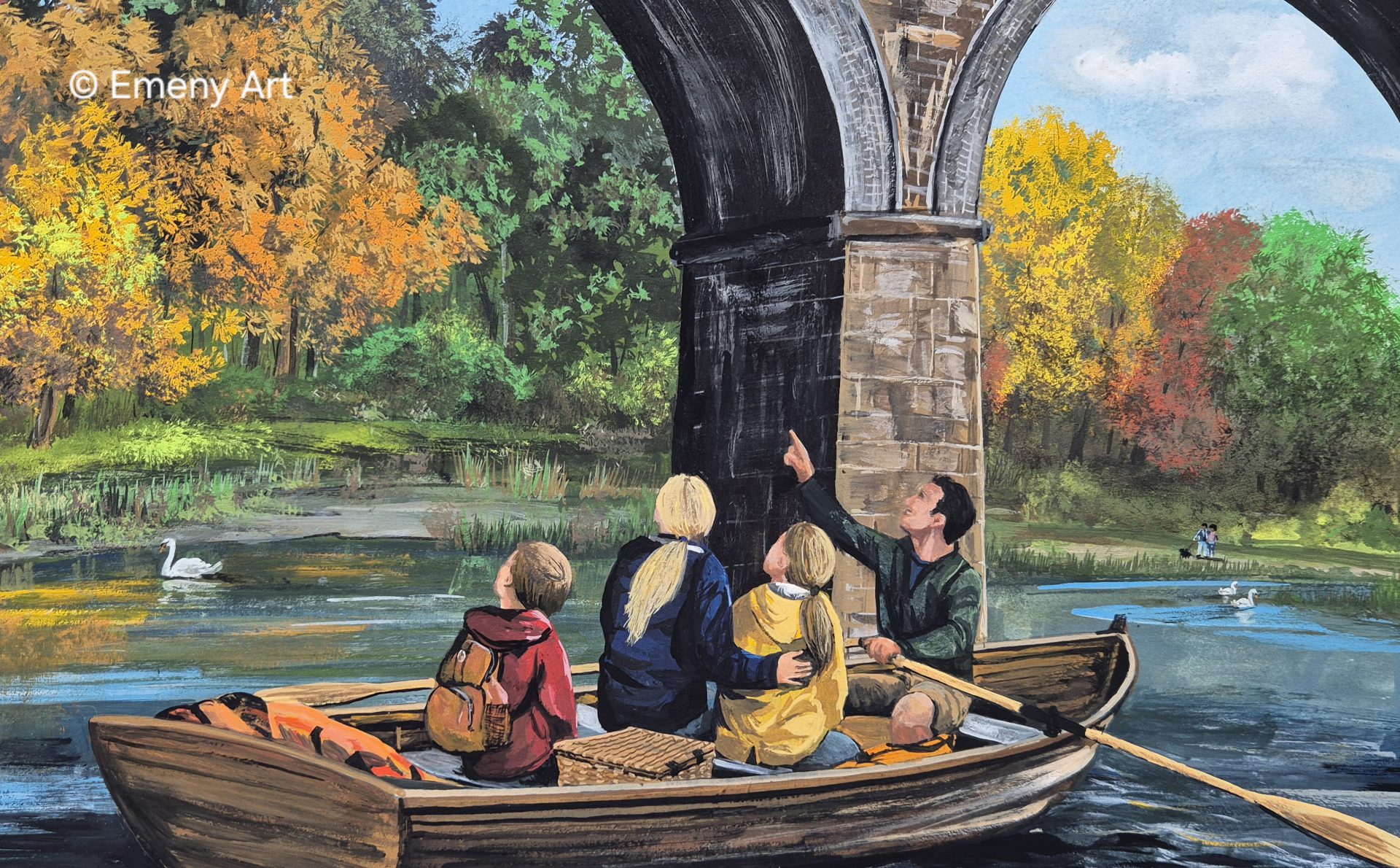 Best viewing spot for watching the Flying Scotsman go by. Fine art print.